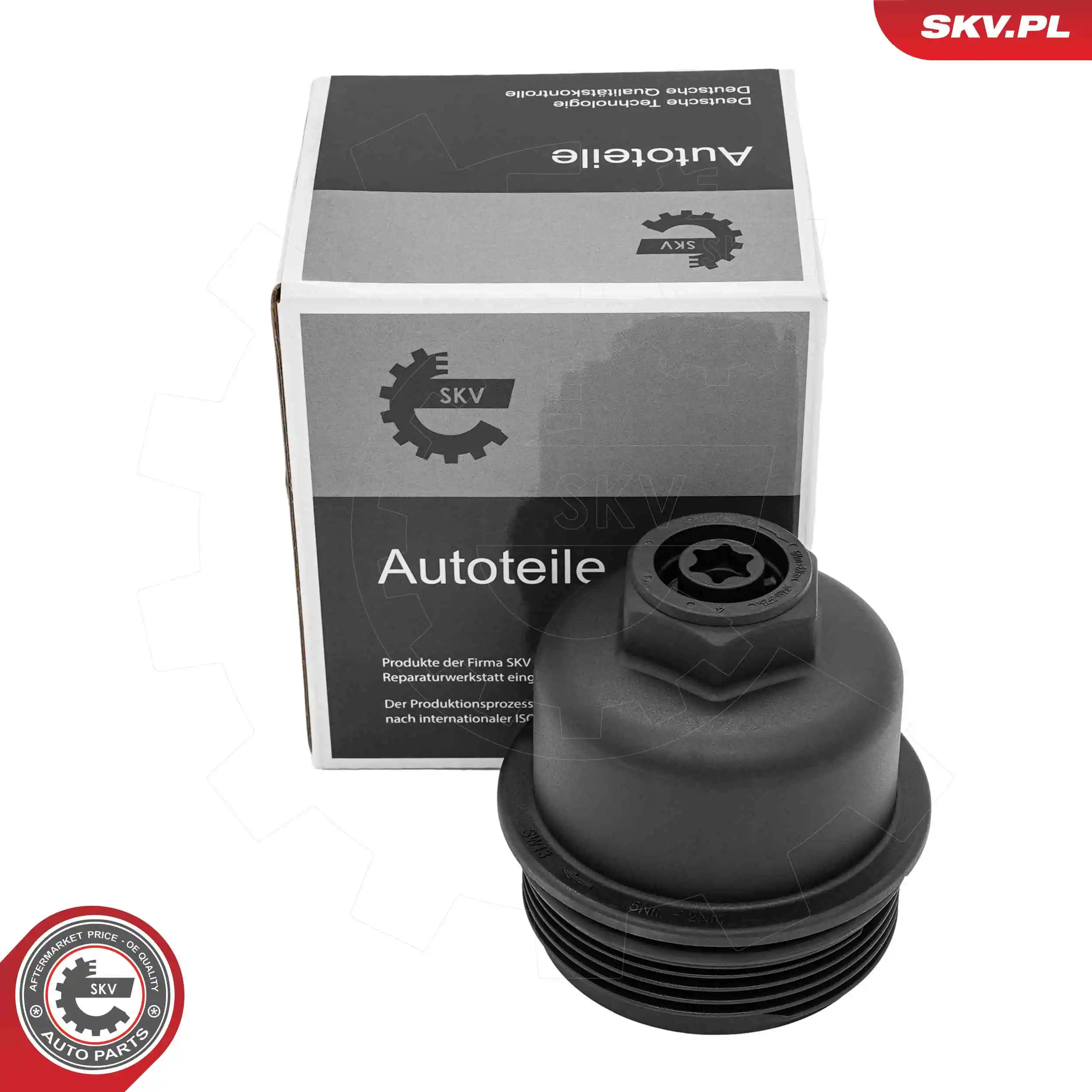 Cap, oil filter housing